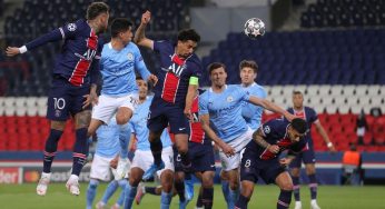 半决赛总比分4:1双杀大巴黎 曼城首踢进欧冠决赛