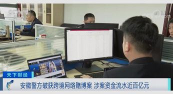 赌博网站在菲律宾运营，涉案近百亿元！安徽警方破获跨境网络赌博案 抓获14人