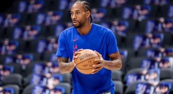 NBA | 莱昂纳德因臀部挫伤赛季首次缺席，此前连续出战27场